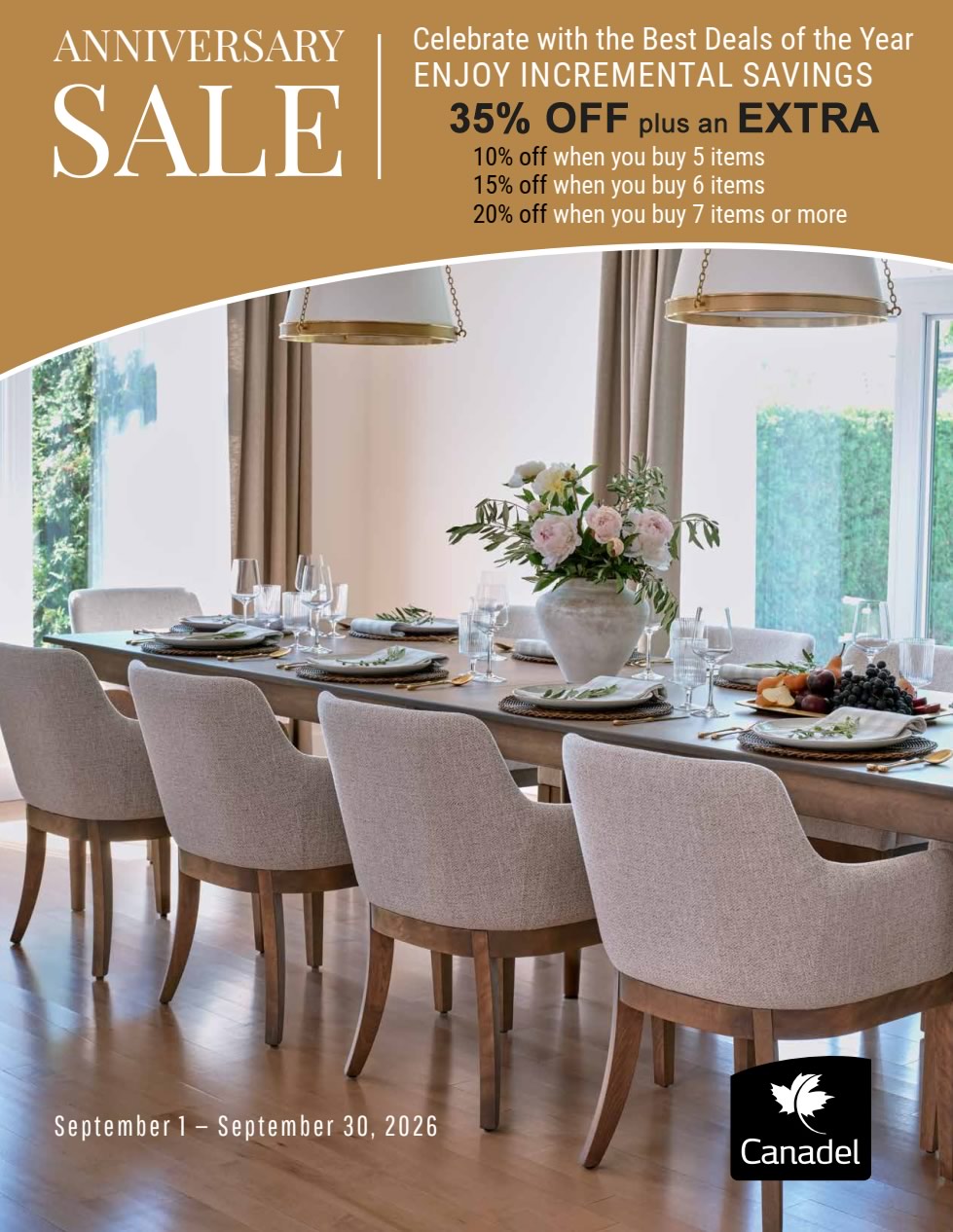 Canadel Anniversary Sale