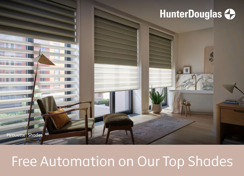 Hunter Douglas Smart Shades Savings Event