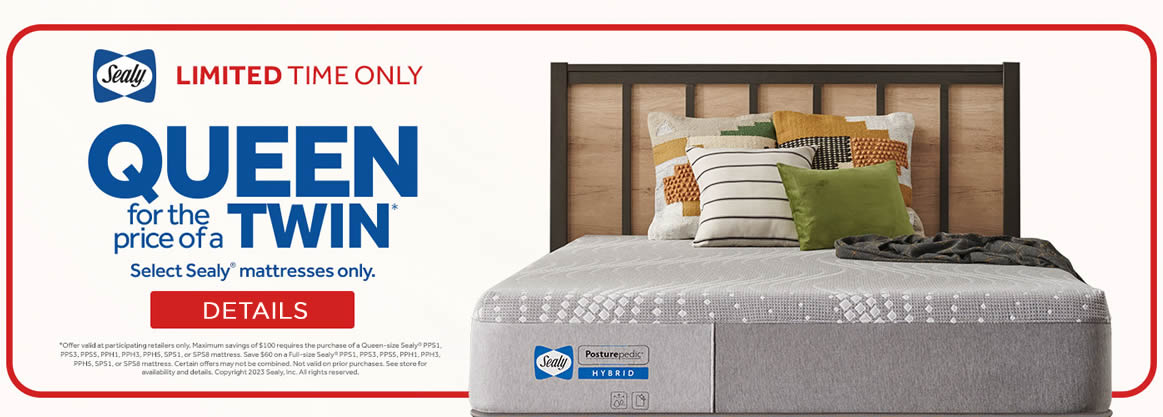 Get a queen mattress for the price of a twin
