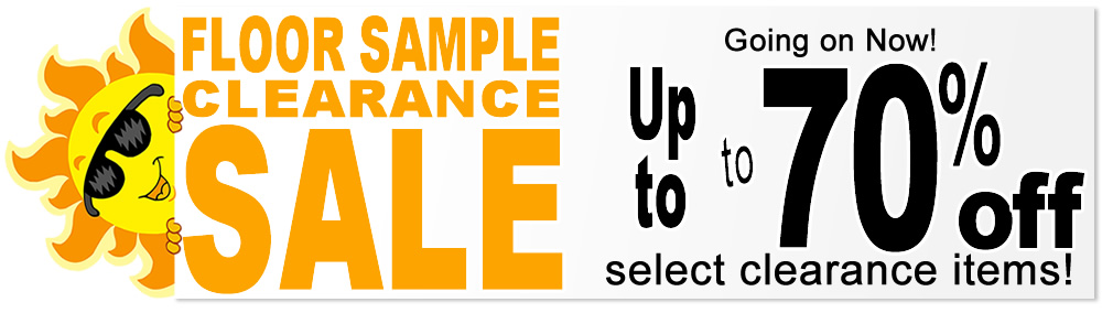 Floor Model Clearance Sale