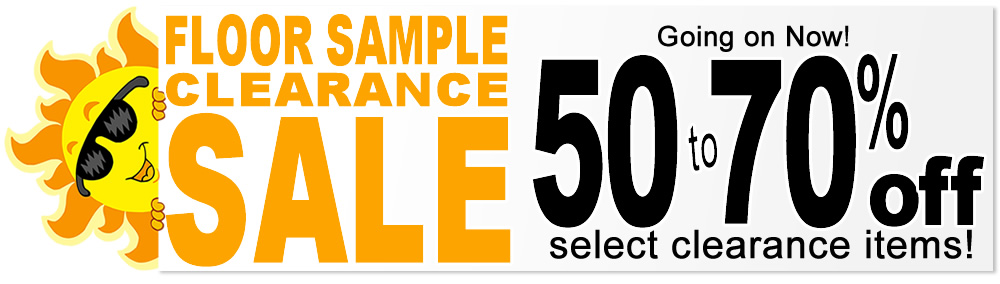 Floor Model Clearance Sale