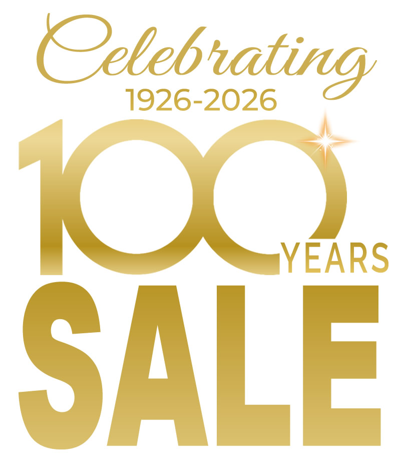 100th Anniversary Sale Banner