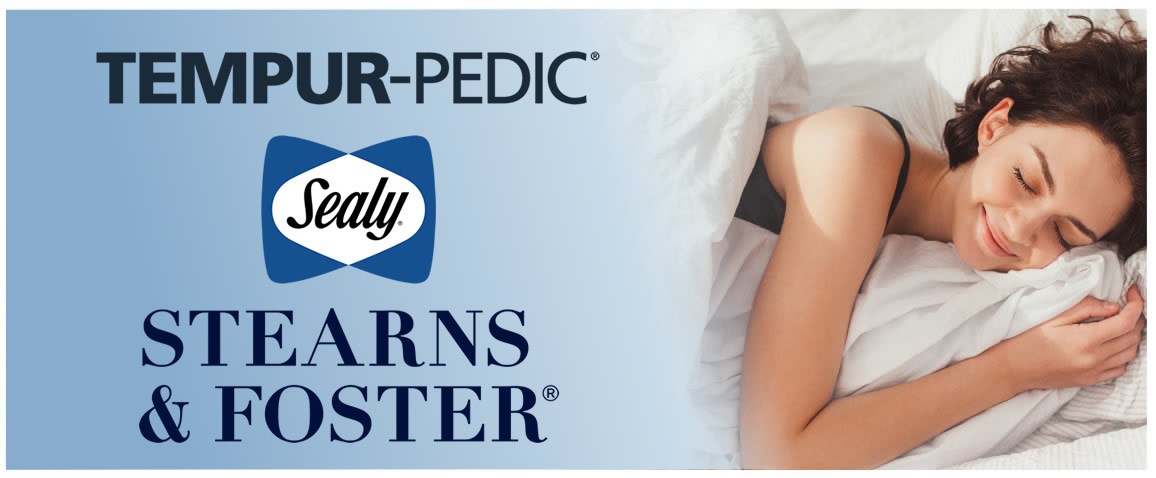 Tempur-Pedic, Stearns & Foster, Sealy Mattresses